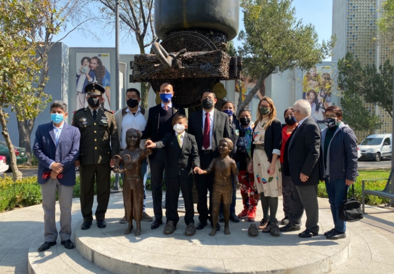 REINAUGURA ESCULTURA "MOLINO PARA LA PAZ" CONSEJO CIUDADANO Y SECRETARÍA DE GOBIERNO